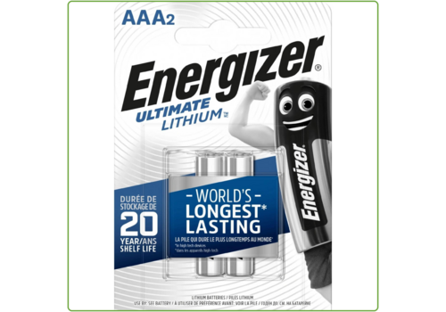  Energizer AAA/L92 Lithium blister 2 