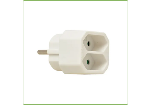  VB Extend Euro verdeelstekker 2V wit 