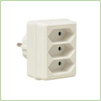 thumb-Euro verdeelstekker 3V wit-1