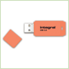 Integral 16GB Integral Neon USB Flash Drive - Orange