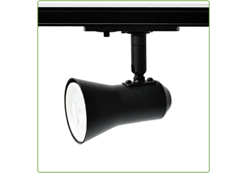  GHM 3-FASE RAILARMATUUR MET GU10 FITTING ZWART 