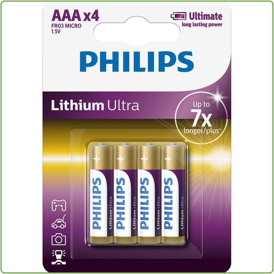 Lithium AAA 1.5v blister 4-2