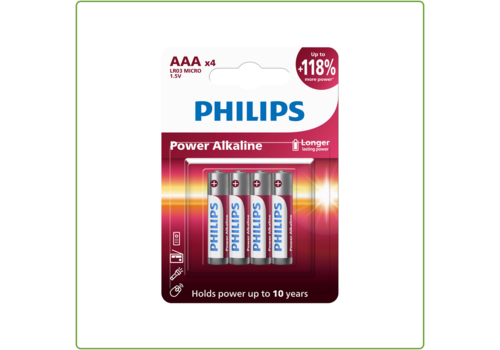  Philips  Power Alkaline AAA/LR03 blister 4 