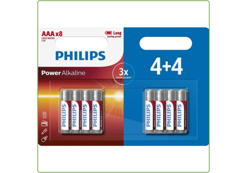  Philips  Power Alkaline AAA/LR03 blister 4+4 