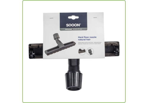  Sqoon Harde vloeren borstel (Parket) natuurhaar Universeel (ophangkaart) 
