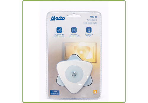  Alecto ANV-20 Automatisch LED Nachtlampje Blauw-Wit 
