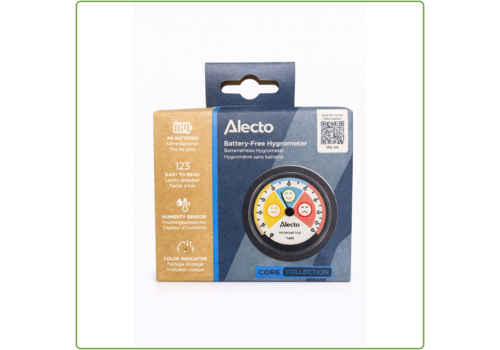  Alecto Analoge Hygrometer Zwart 