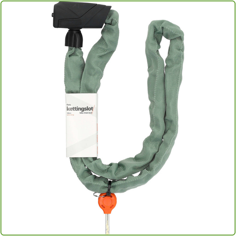 Kettingslot 120cm x 6mm Sage Groen-1