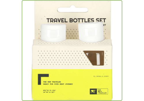  TNT Reisflesjes Transparant 60ml 2 stuks 