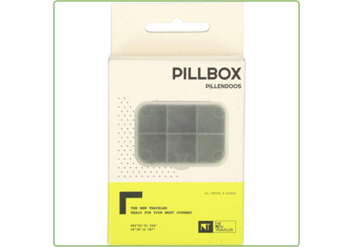  TNT Pillendoos met zes vakjes 