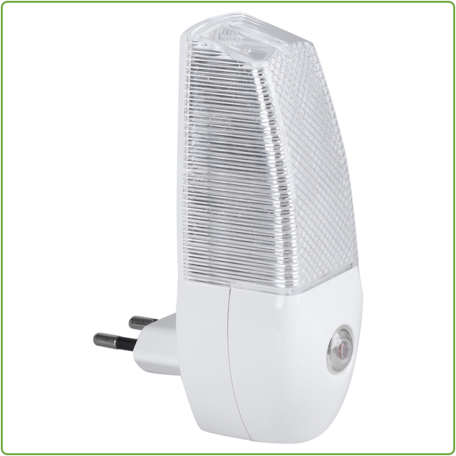 Orientatielamp LED 1W Schemerschakelaar Wit (2 stuks)-2