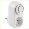 Stekkerdimmer LED - 3-24W / 30-200W - Wit