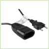 Q-Link Verlengsnoer | 5M | Zwart 2 x 0.75 mm²