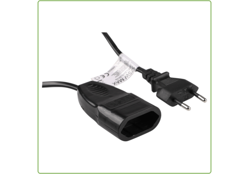  Q-Link Verlengsnoer | 5M | Zwart 2 x 0.75 mm² 