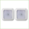 Bewegingsmelder Draadloos | LED | Wit | 2 stuks
