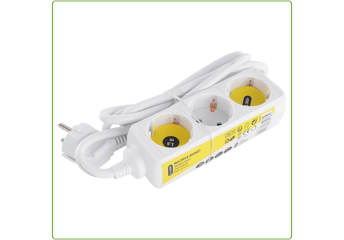  Q-Link 3V Stekkerdoos 1,5M Wit 