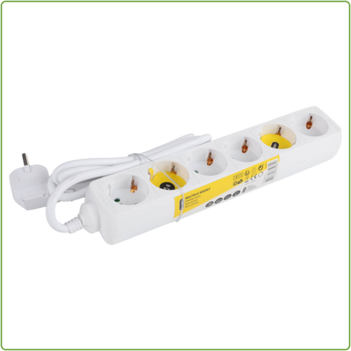  Q-Link 6V Stekkerdoos 1,5M Wit 