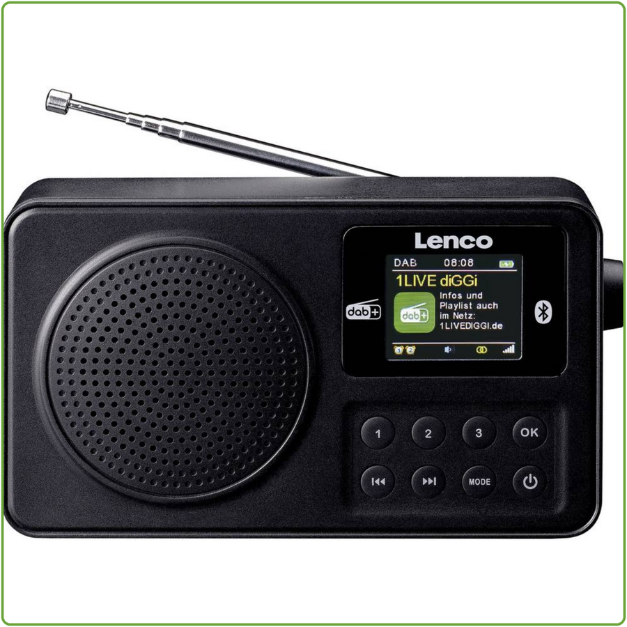 DAB+ / FM Radio met Bluetooth® -Zwart-1