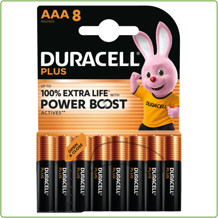 Plus Power Boost AAA 8 pack (Vervangt Plus Alkakine 100%)-1