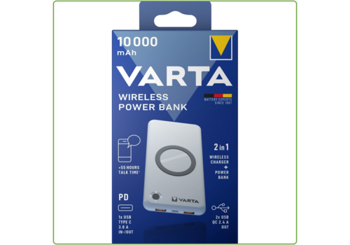  Varta Draadloze Powerbank 10000 