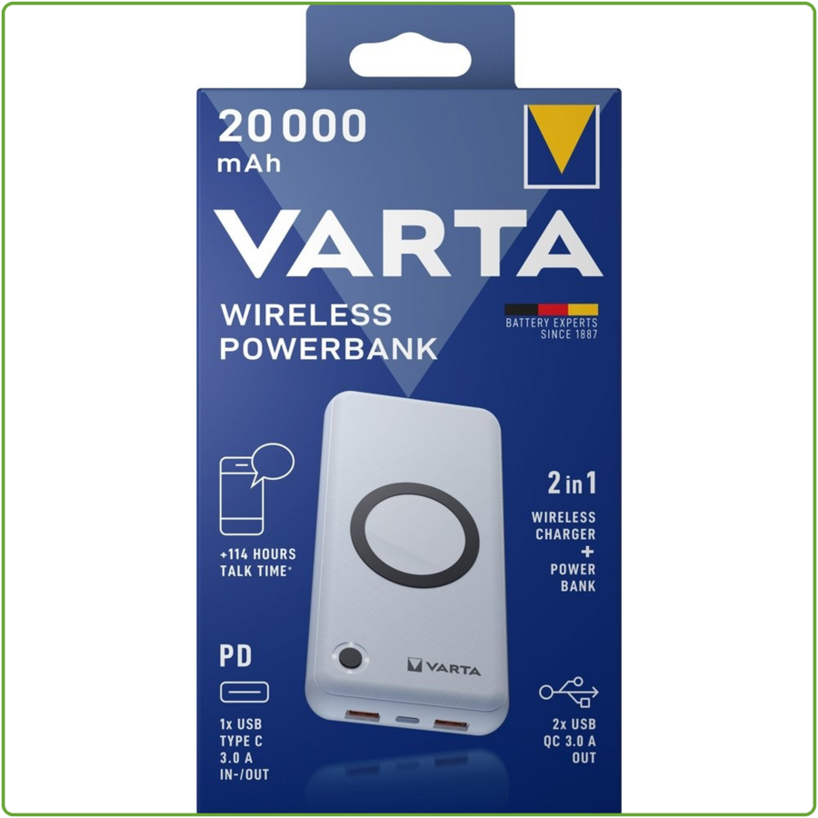 Draadloze Powerbank 20000-1