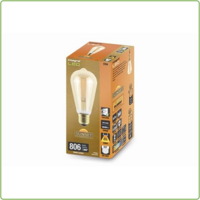 thumb-Sunset Vintage Filament ST64 E27 5,9W 806LM Amber Dimbaar-1