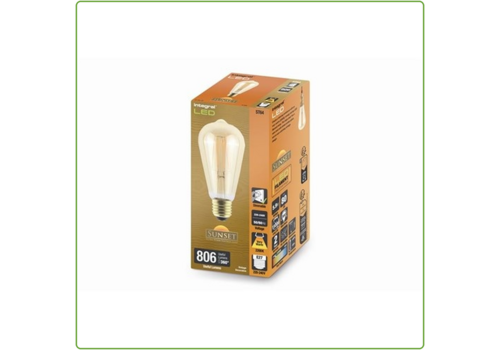  Integral Sunset Vintage Filament ST64 E27 5,9W 806LM Amber Dimbaar 