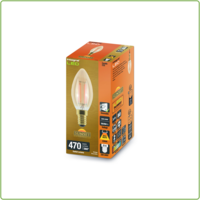 thumb-Sunset Vintage Filament Kaars E14 3,4W 470LM Amber Dimbaar-1