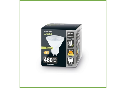  Integral GU10 4,9W 520LM 2700K Dimbaar 