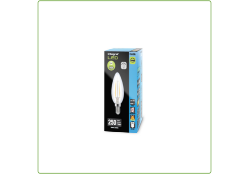  Integral Kaars Filament E14 1,8W 250LM Niet Dimbaar 