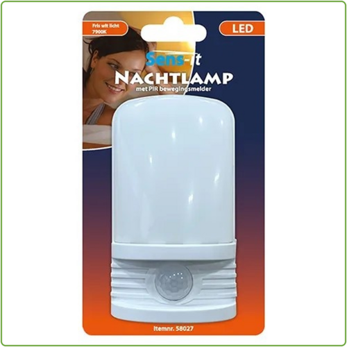  Sens-it LED Nachtlamp PIR + licht/donker sensor 