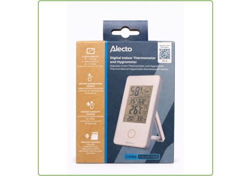  Alecto WS-75 Digitale Binnenthermometer, wit 