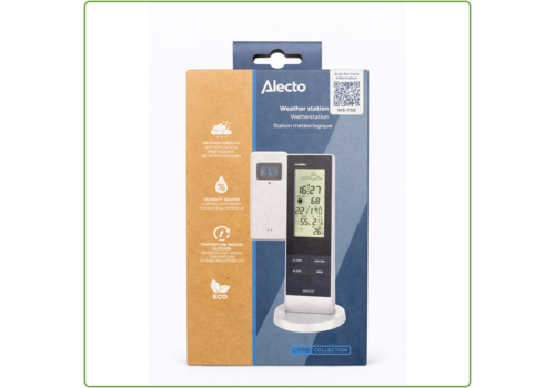  Alecto WS-1150 Weerstation met draadloze buitensensor, zwart/zilver 