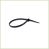 Ty-rap set 10st 3x100mm wit  en zwart 10st 4x150mm wit  en zwart 10st 5x200mm wit en zwart