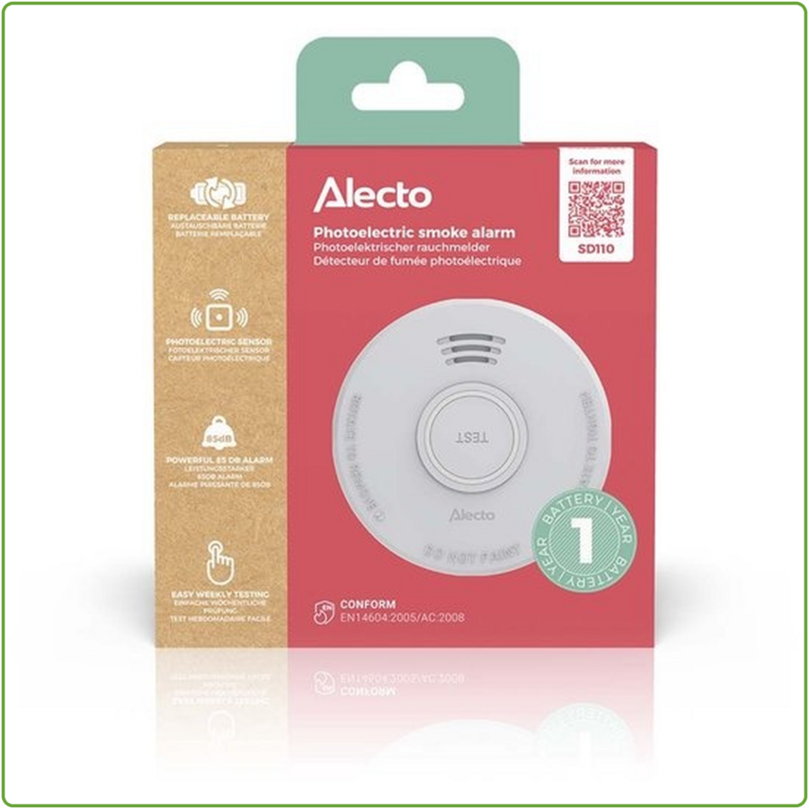 SD110 (vervangt SA20) Rookmelder met 1 jaar batterij-1