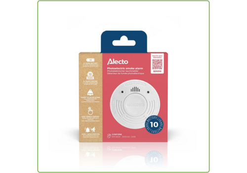  Alecto SD1010 (vervangt SA300) Rookmelder met 10 jaar batterij 