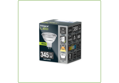  Integral MR16 3,4W 400LM 2700K Dimbaar 