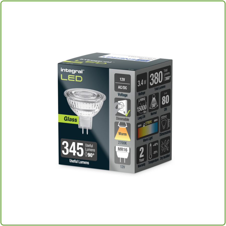 MR16 3,4W 400LM 2700K Dimbaar-1