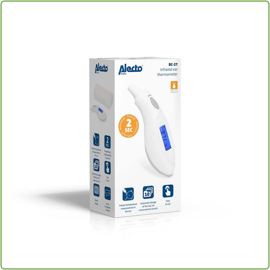 BC-27 Infrarood oorthermometer Wit-2