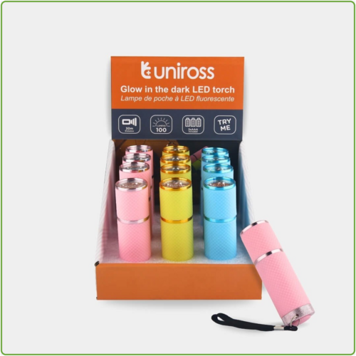 Uniross Glow in the dark LED Zaklamp 