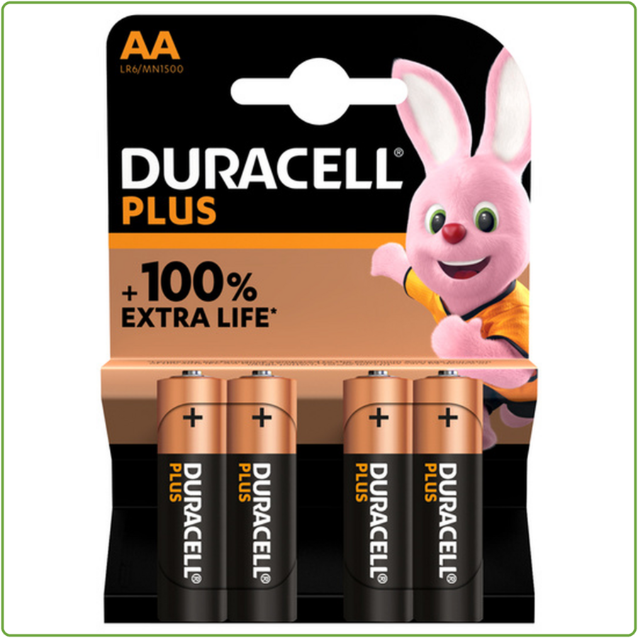 AA Plus 100% Alkaline blister 4-1