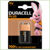 Duracell MN1604 9V Plus 100% Alkaline blister 1