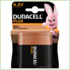 Duracell 4,5V Plus 100% Alkaline blister 1