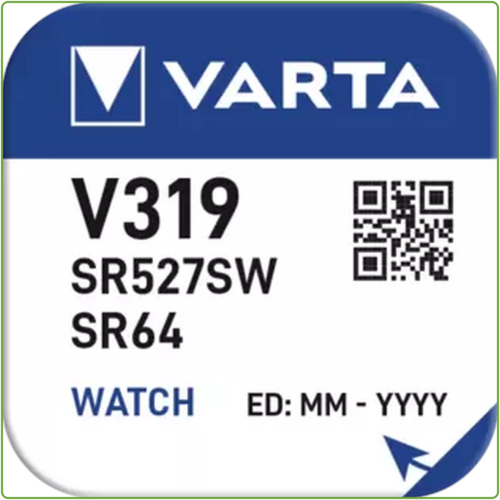  Varta 319 (527SW) Silver Oxide mini blister 1 