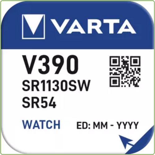  Varta 390 (1130SW) Silver Oxide mini blister 1 