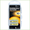 DA10 Hearing Aid Zinc-Air blister 6