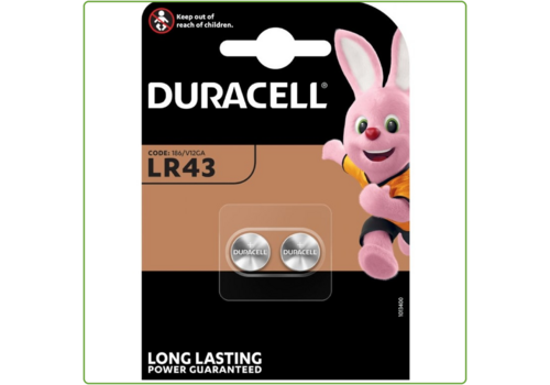  Duracell LR43 / V12GA 1.5V Alkaline blister 2 