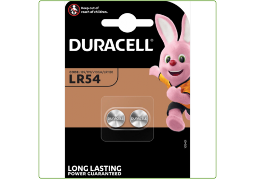  Duracell LR54 / V10GA 1.5V Alkaline blister 2 