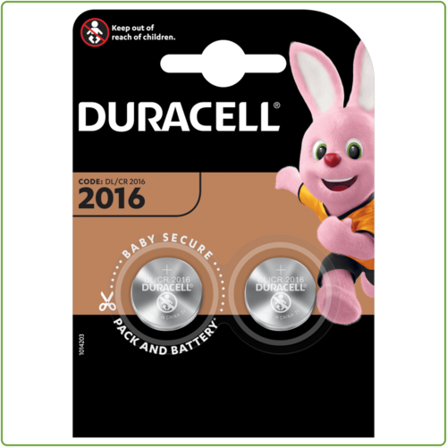  Duracell CR2016 3V Lithium blister 2 