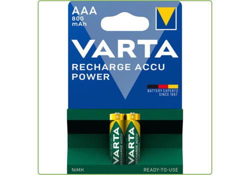  Varta AAA 800mAh Rechargeable blister 2 
